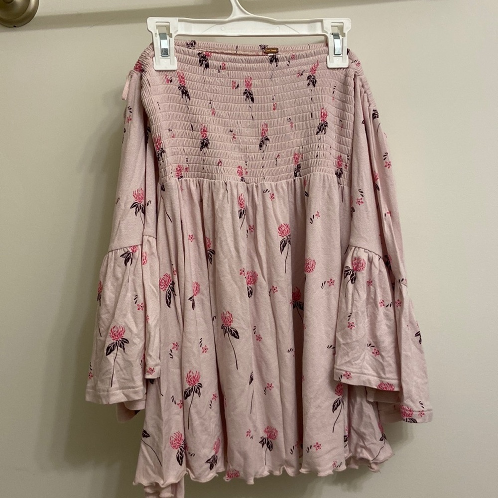 Free People off the shoulder bell sleeve top